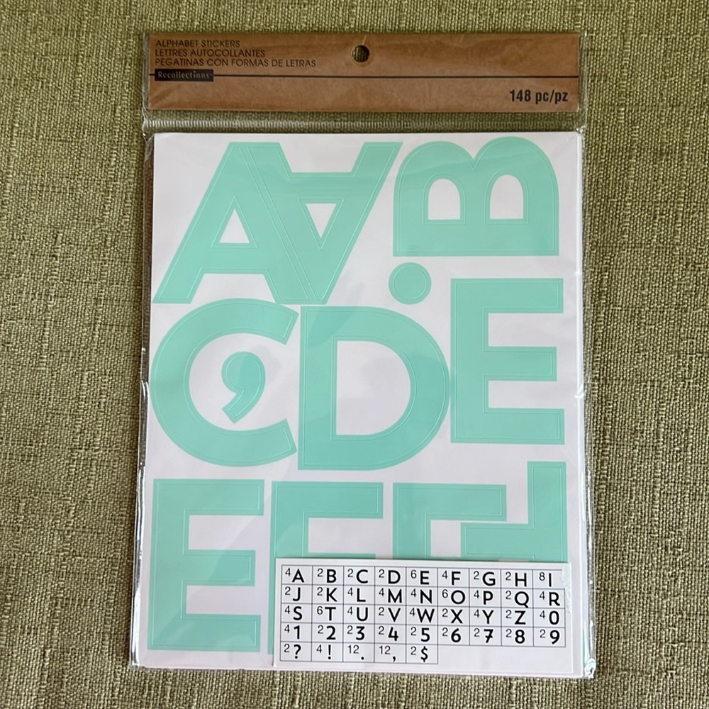 Recollections Alphabet Stickers